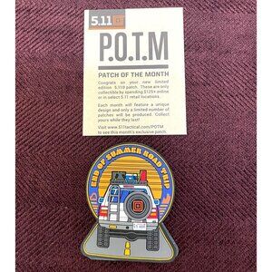 5.11 Tactical End Of Summer Road Trip Patch Limited Edition P.O.T.M. August